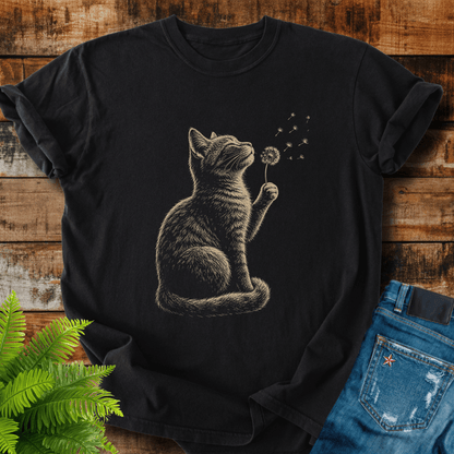 Dandelion Cat T-shirt