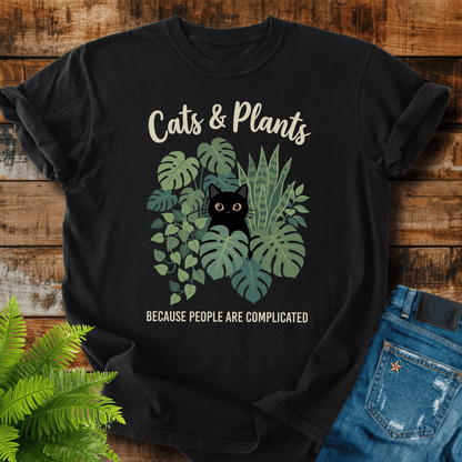 Cats And Plants T-shirt