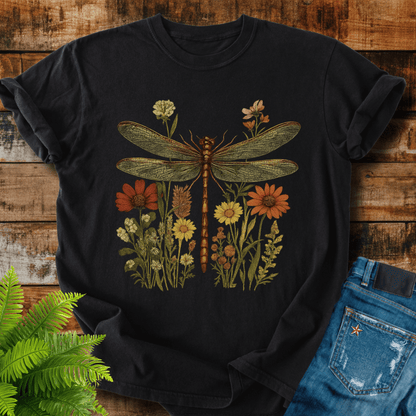 Dragonfly Wildflowers T-shirt