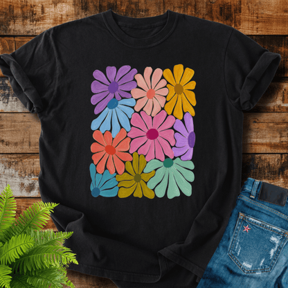 Colorful Daisy Bouquet T-shirt