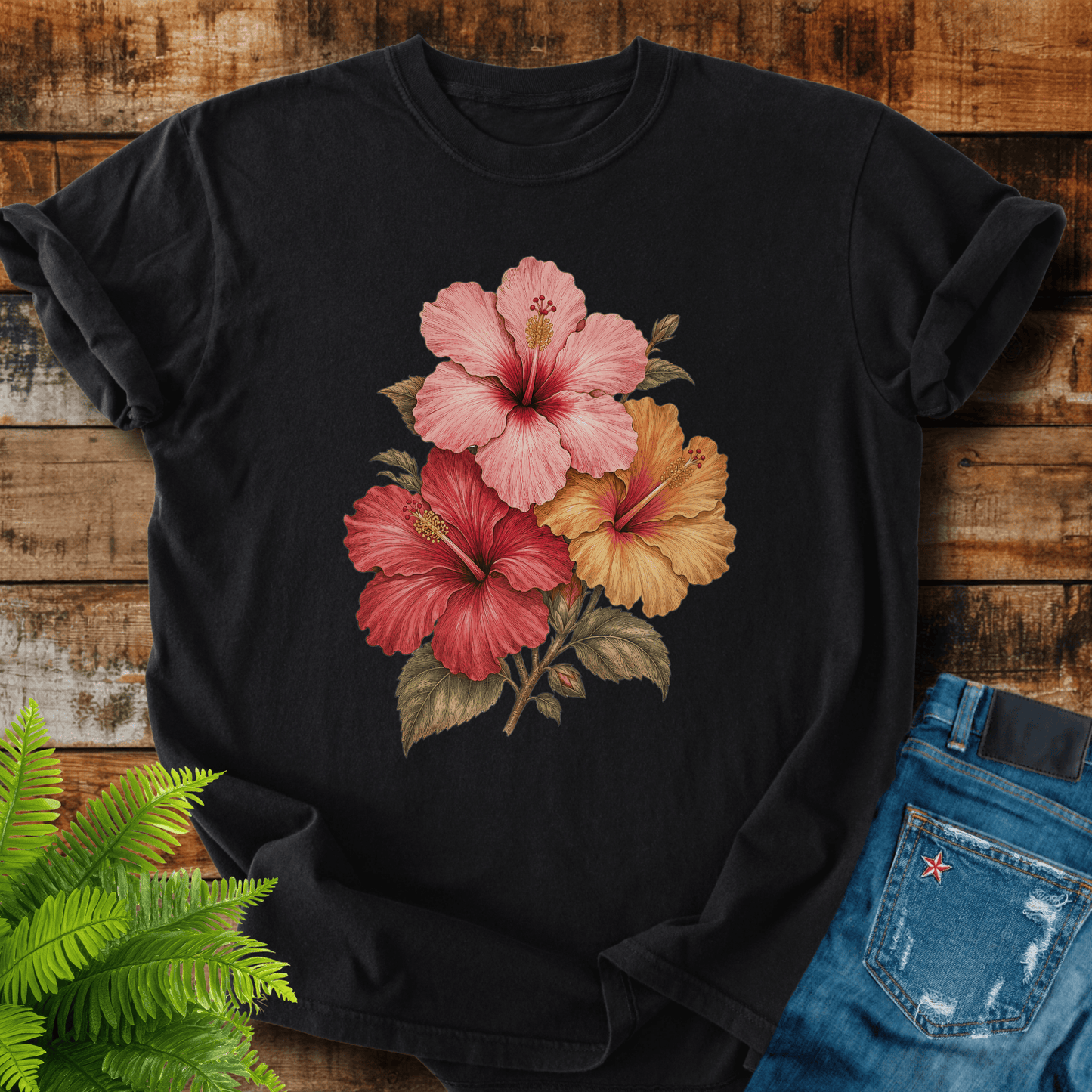Hibiscus Flowers T-shirt