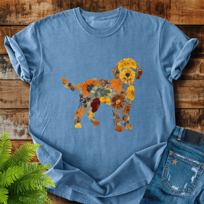 Floral Dog T-shirt