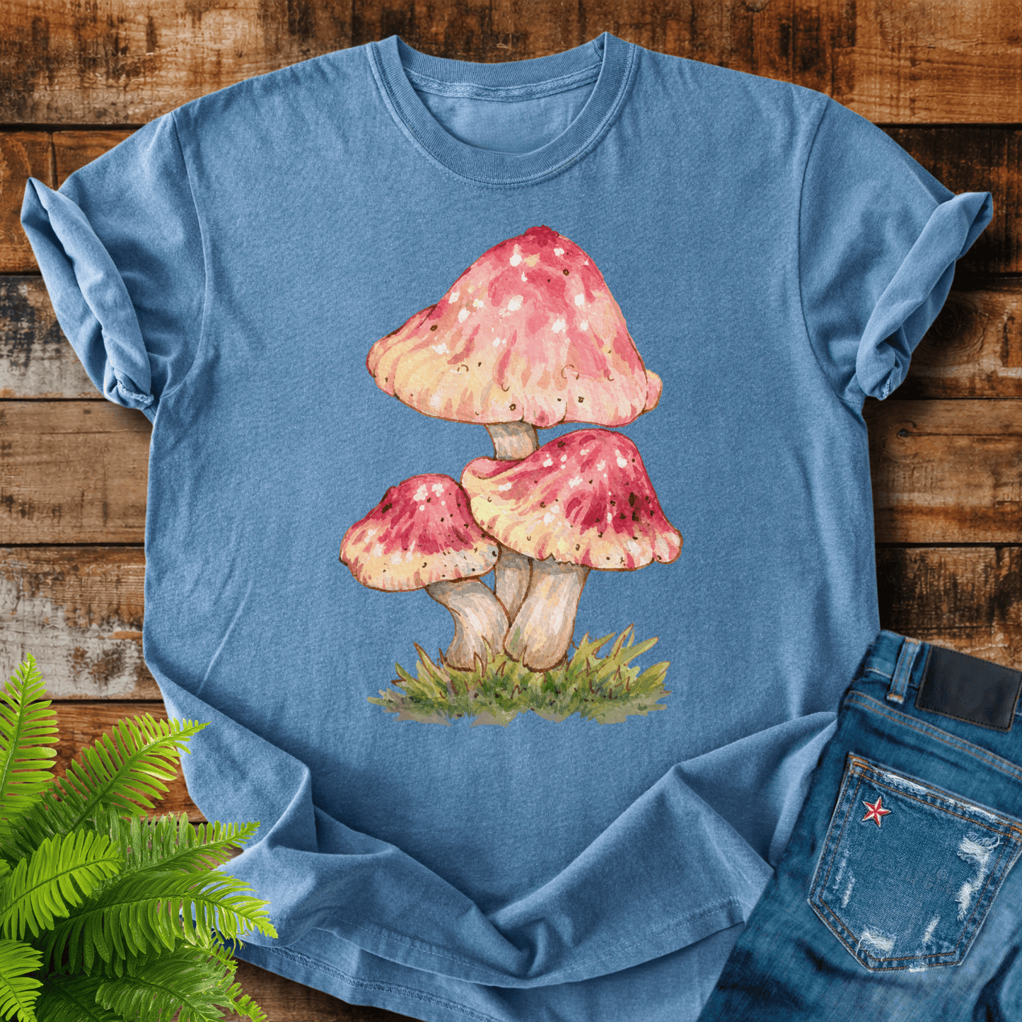 Watercolor Mushrooms T-shirt