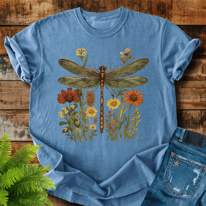 Dragonfly Wildflowers T-shirt
