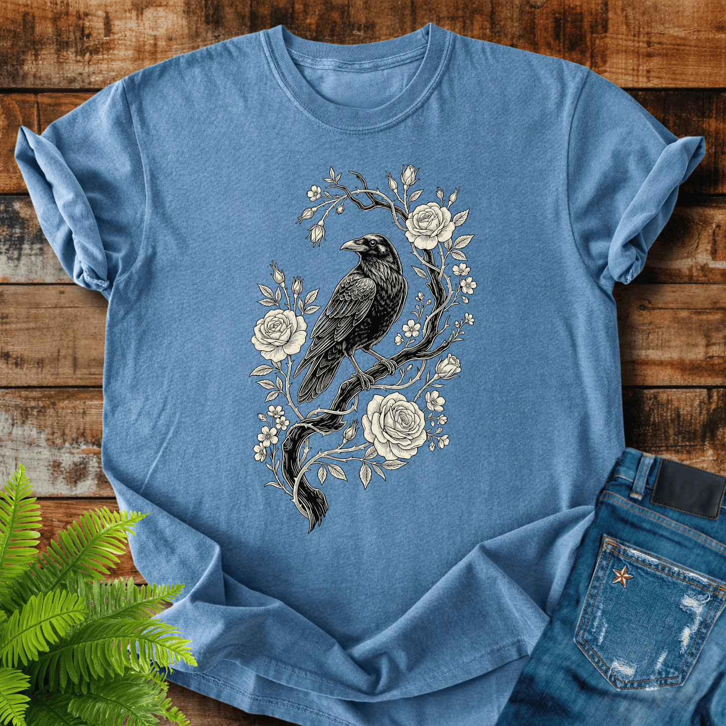 Raven Roses T-shirt