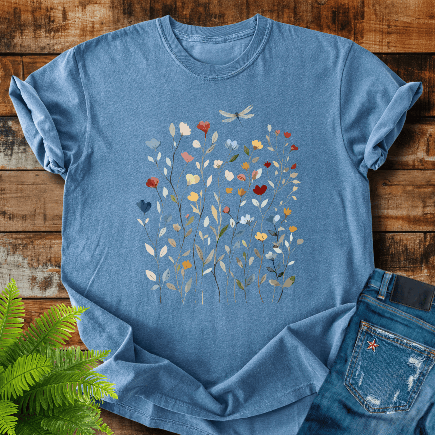 Wildflower Dragonfly T-shirt