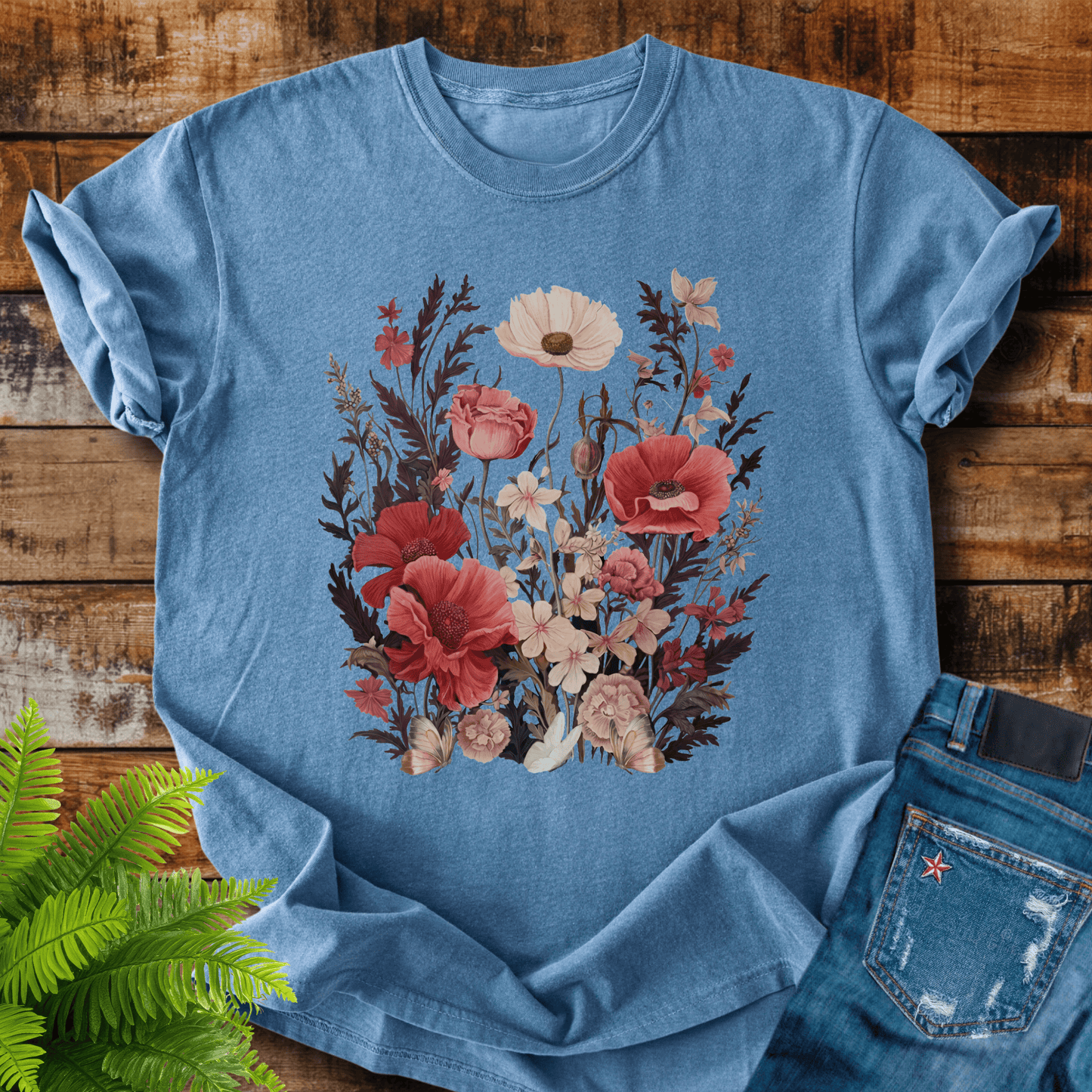 Vintage Wildflowers T-shirt