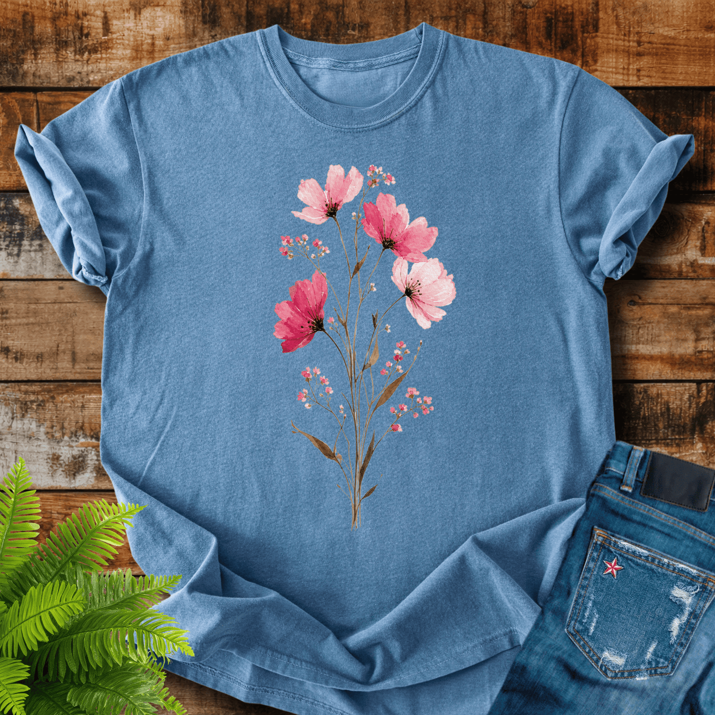 Pink Wildflowers T-shirt