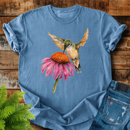 Hummingbird Flower T-shirt