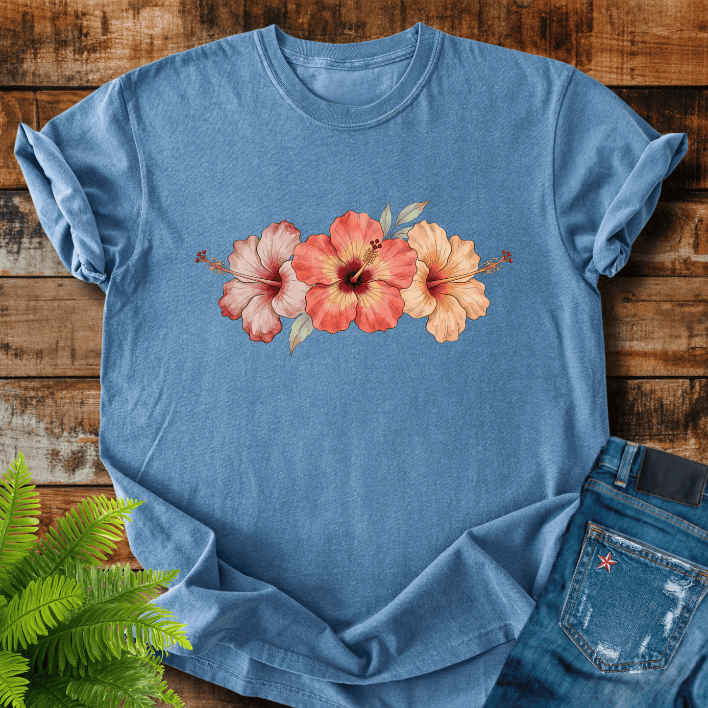 Hibiscus Flowers T-shirt