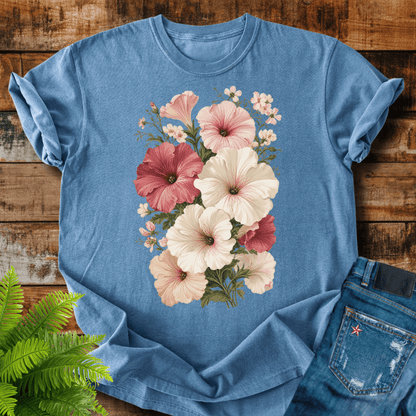 Vintage Hibiscus Bouquet T-shirt