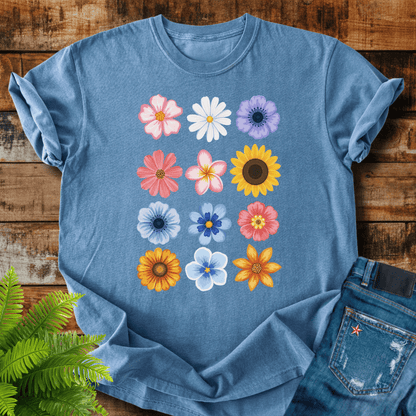 Colorful Flowers T-shirt