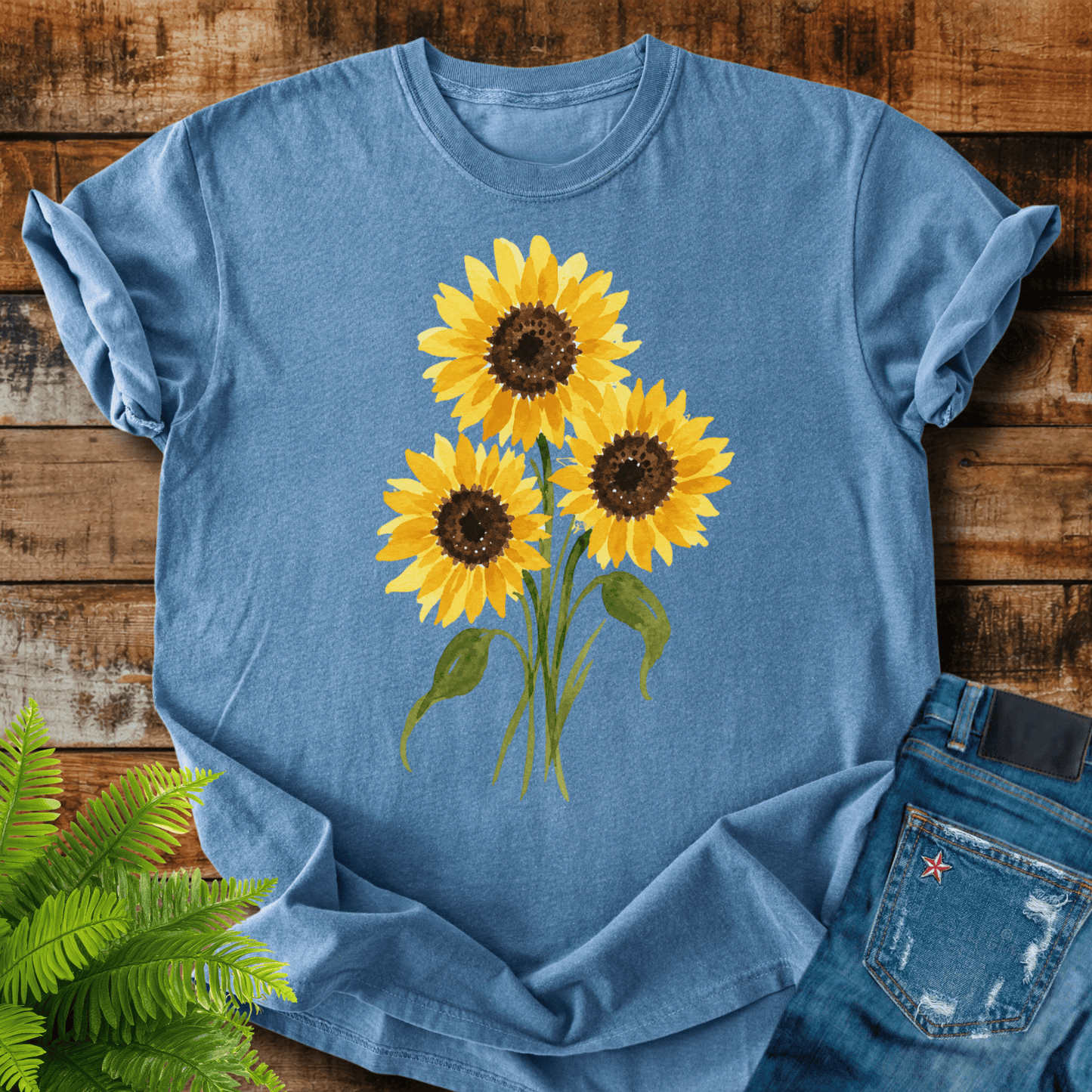 Watercolor Sunflowers T-shirt