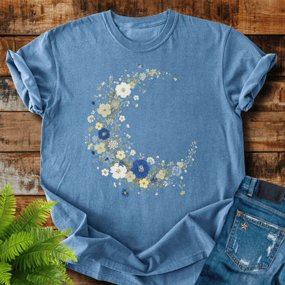 Floral Crescent T-shirt