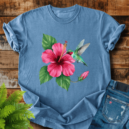 Hummingbird Hibiscus T-shirt