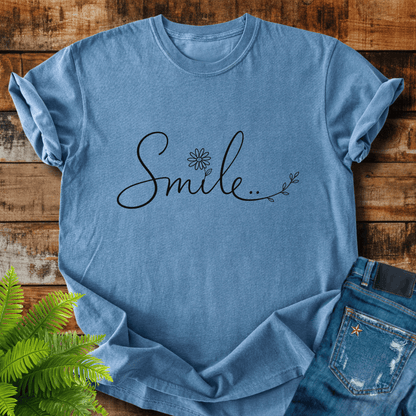 Smile Floral T-shirt
