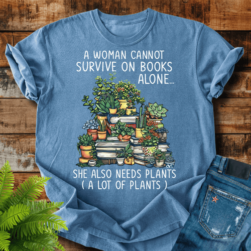 Books And Plants T-shirt