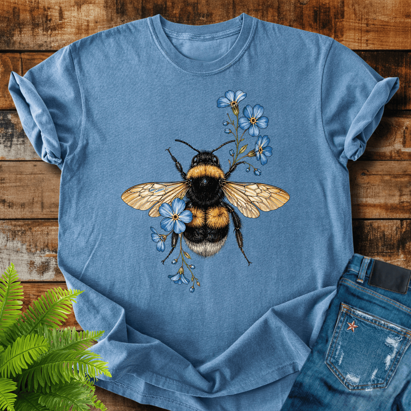 Bumblebee Flowers T-shirt
