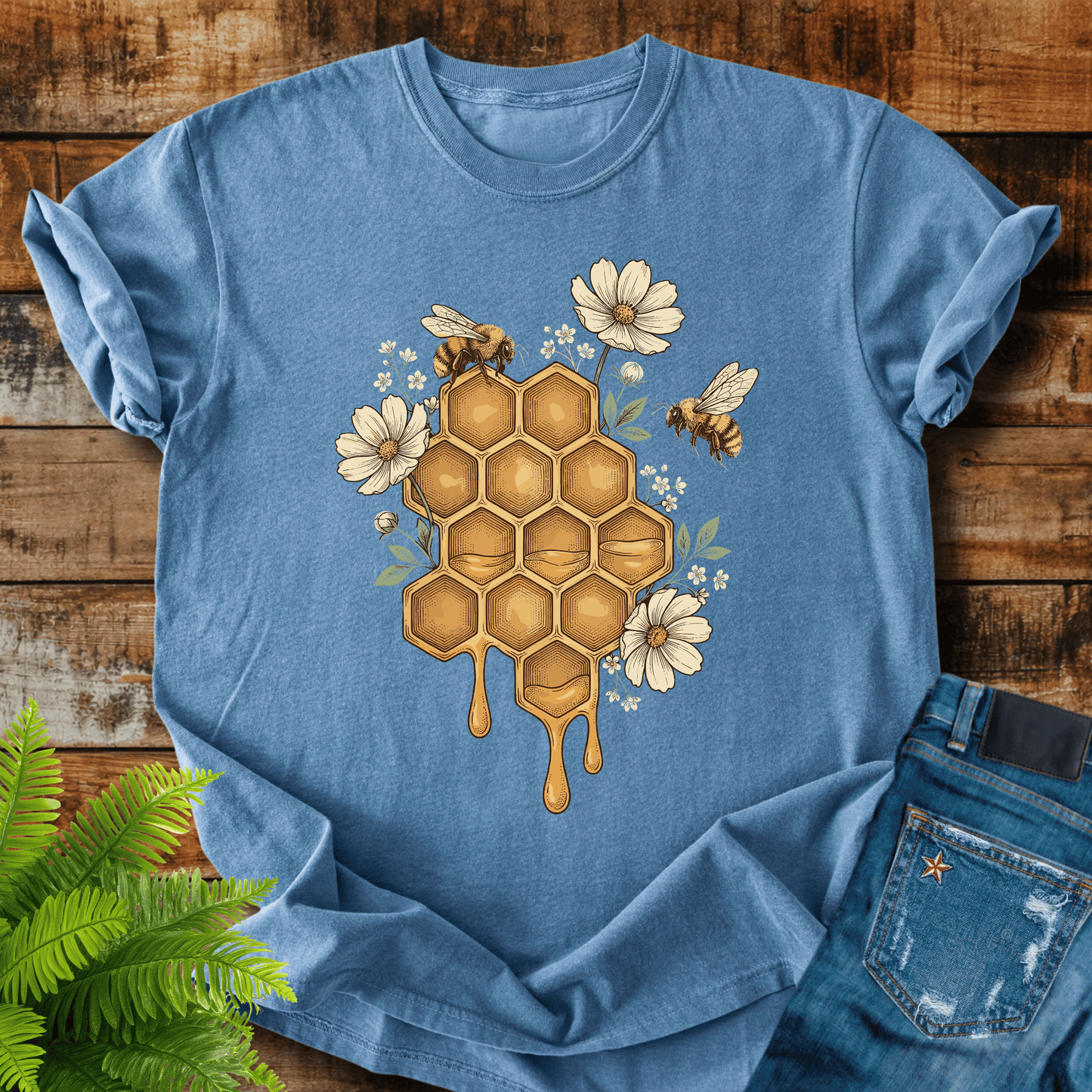 Honeycomb Bees T-shirt