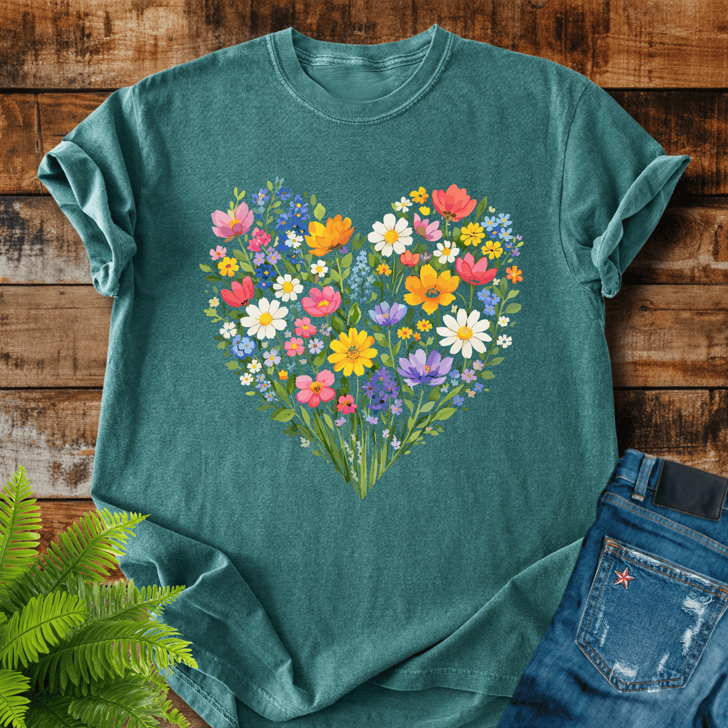 Wildflower Heart T-shirt
