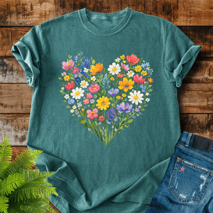 Wildflower Heart T-shirt