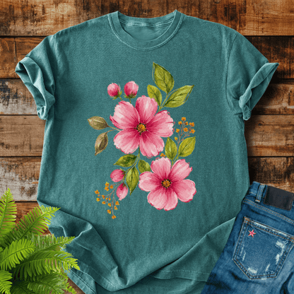 Pink Floral T-shirt