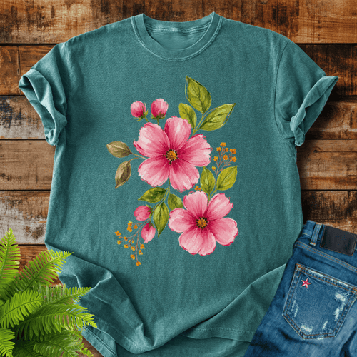 Pink Floral T-shirt