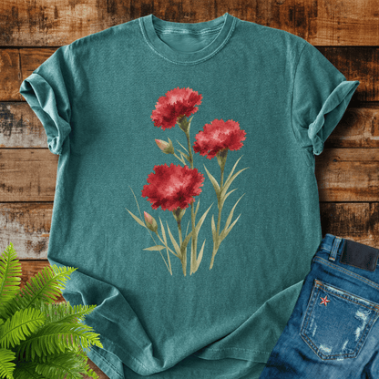 Red Carnations T-shirt