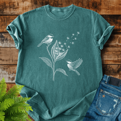 Birds And Blooms T-shirt