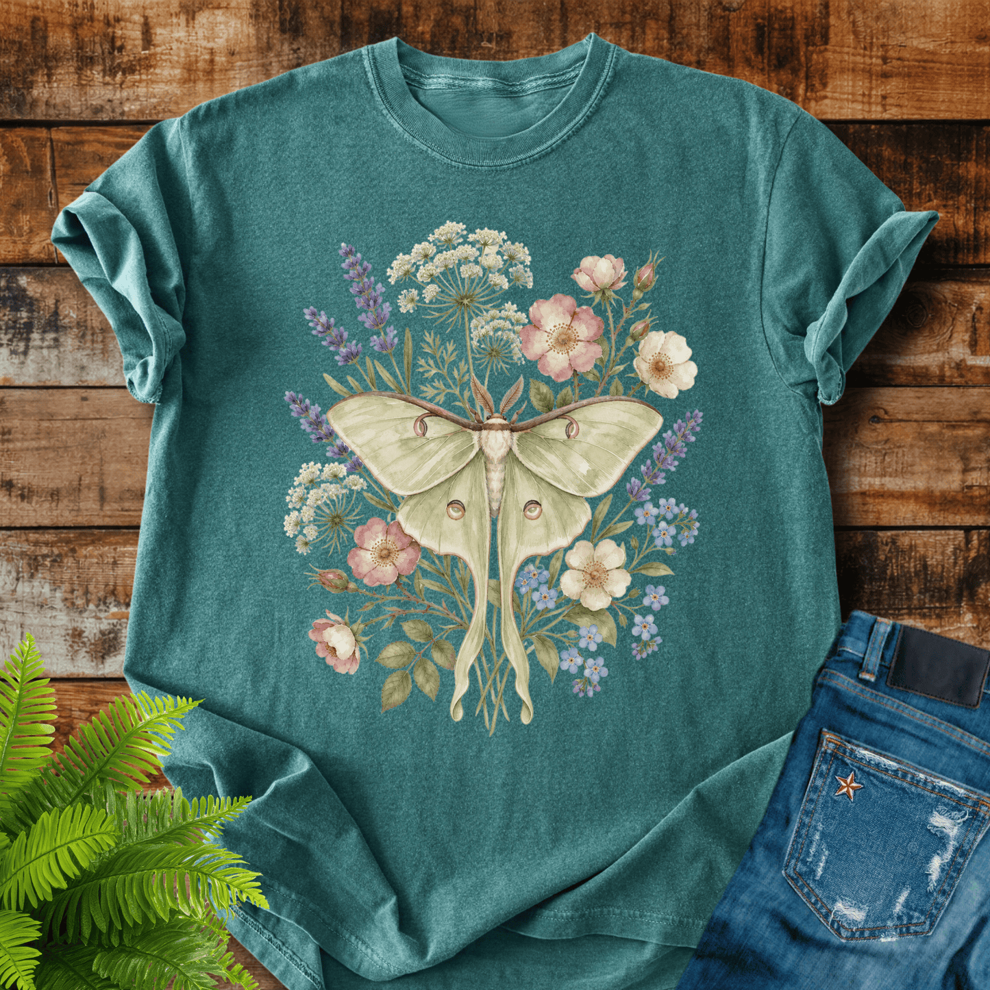 Floral Moth T-shirt