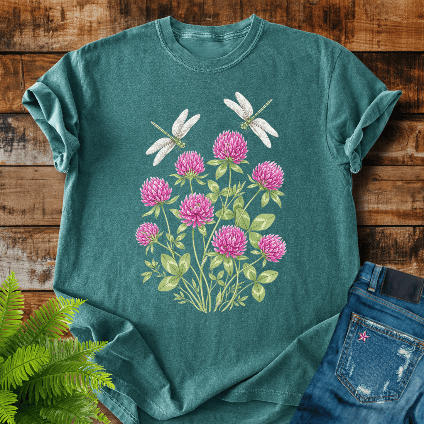 Clover Dragonflies T-shirt