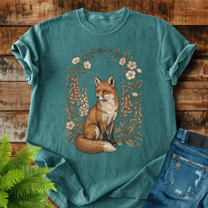 Floral Fox T-shirt