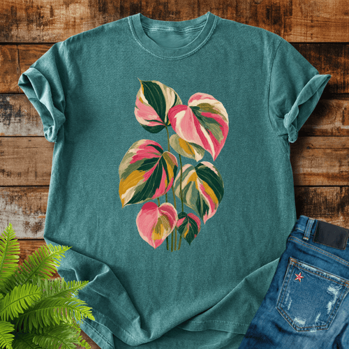 Colorful Tropical Leaves T-shirt