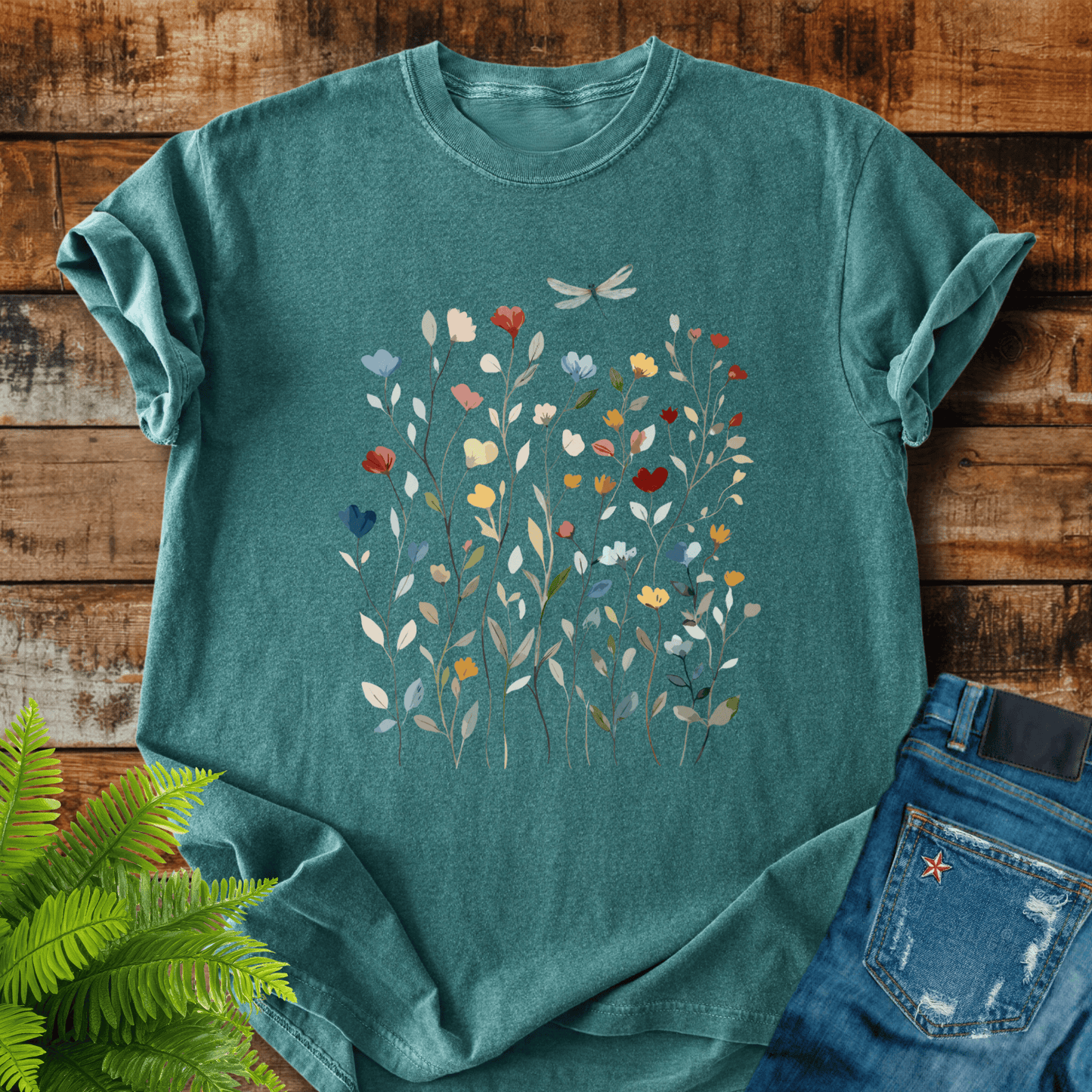 Wildflower Dragonfly T-shirt