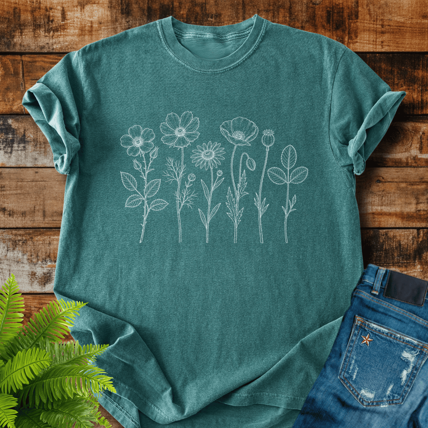 Wildflower Sketch T-shirt