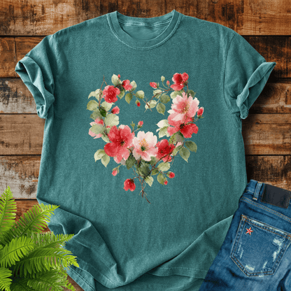 Floral Heart T-shirt
