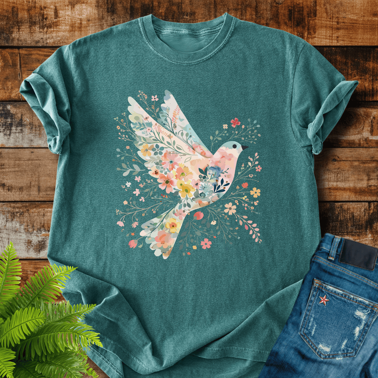Floral Bird T-shirt