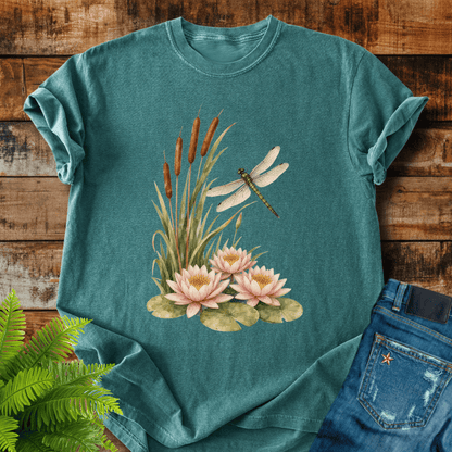 Dragonfly Lilies T-shirt