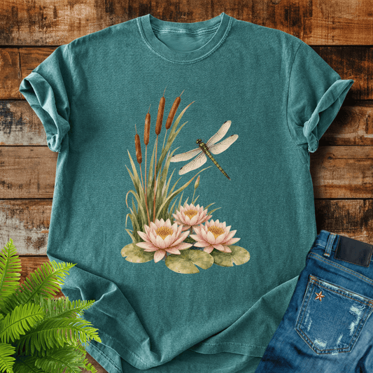 Dragonfly Lilies T-shirt