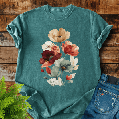 Watercolor Poppies T-shirt