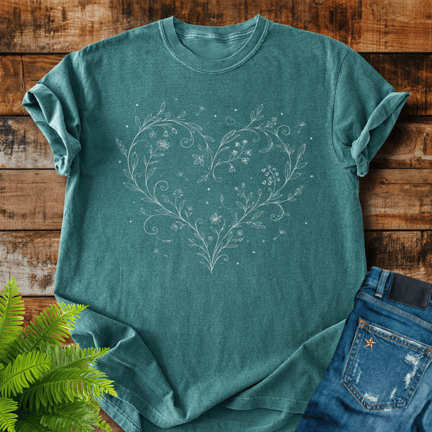 Floral Heart T-shirt