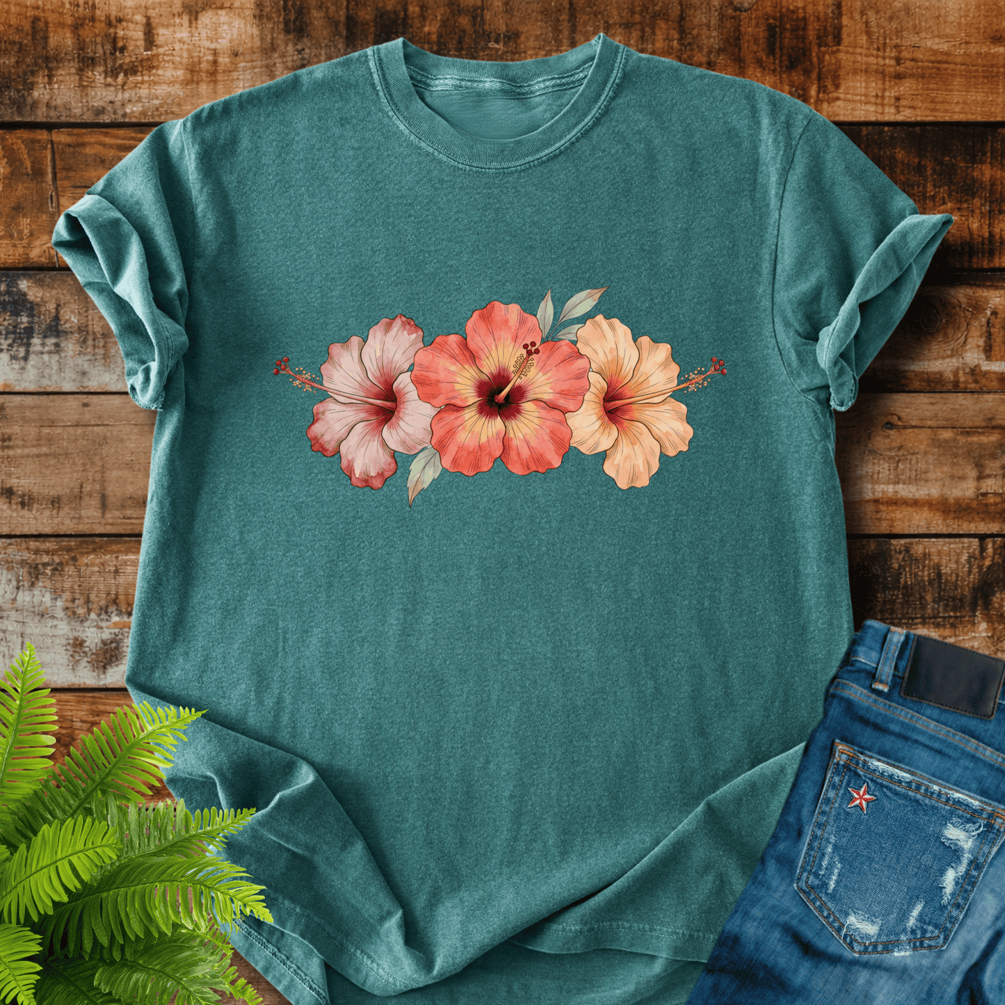 Hibiscus Flowers T-shirt