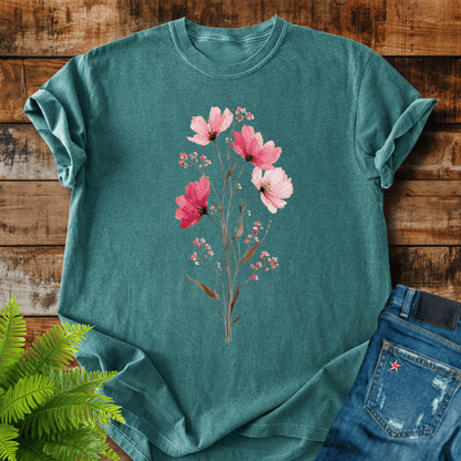 Pink Wildflowers T-shirt