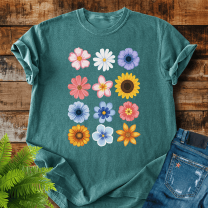 Colorful Flowers T-shirt
