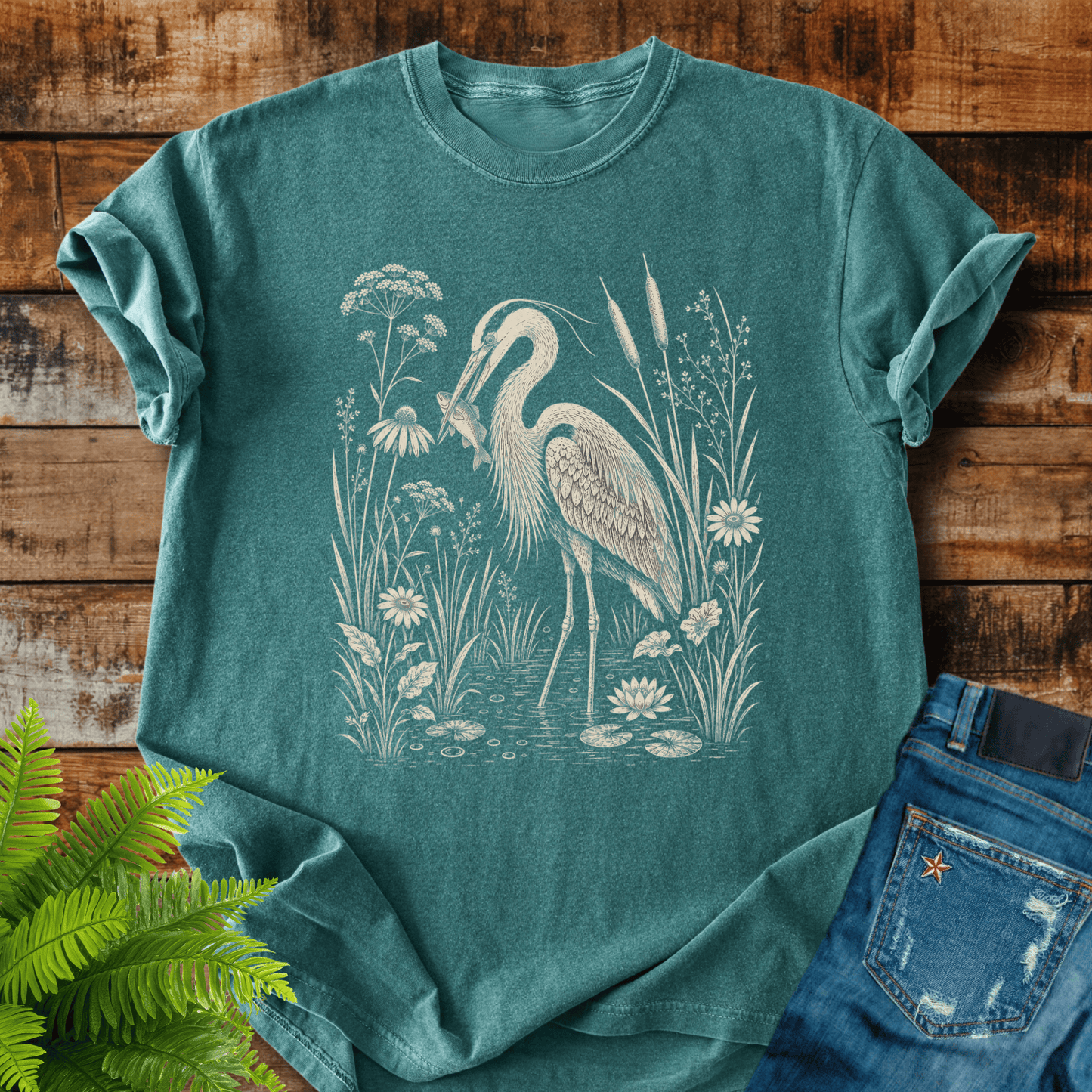 Heron Floral T-shirt