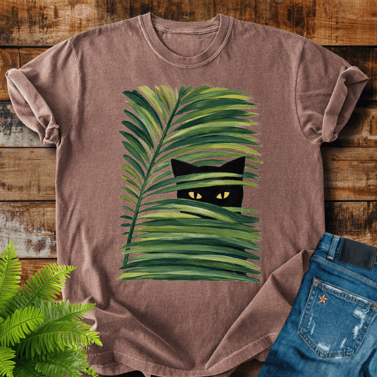 Peeking Cat T-shirt