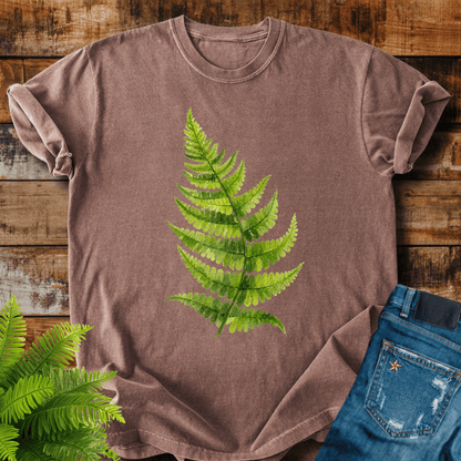 Watercolor Fern Leaf T-shirt