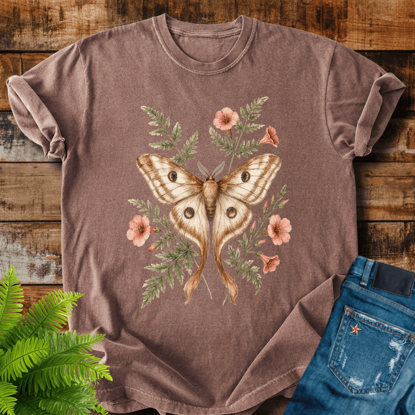 Floral Moth T-shirt