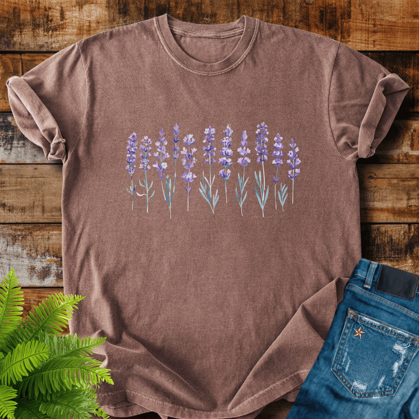 Lavender Flowers T-shirt