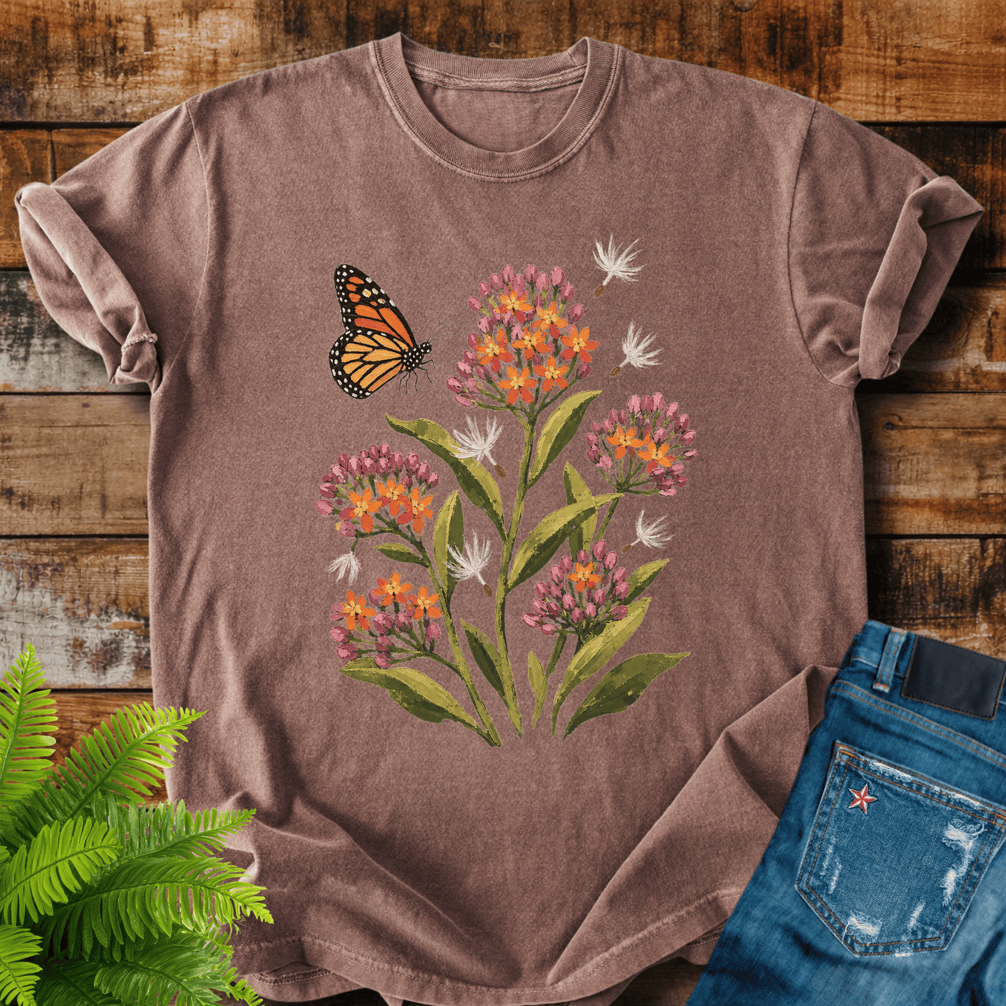 Monarch Wildflowers T-shirt